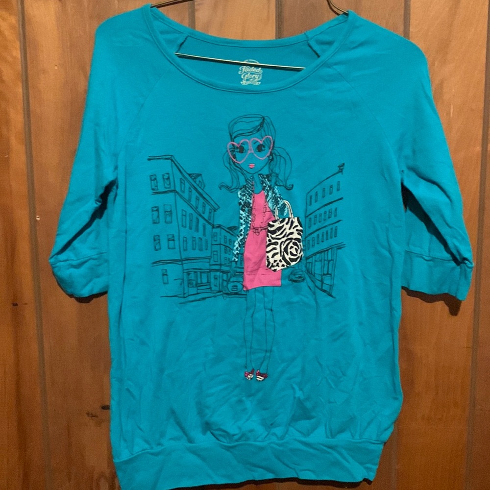 Faded glory girls LG shirt